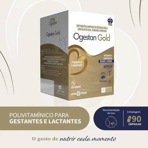 Ogestan Gold 90 Cápsulas - Imagem 2